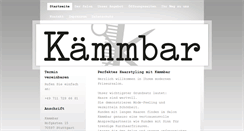 Desktop Screenshot of kaemmbar.com