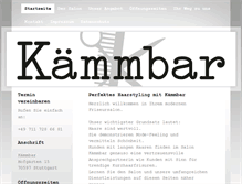 Tablet Screenshot of kaemmbar.com